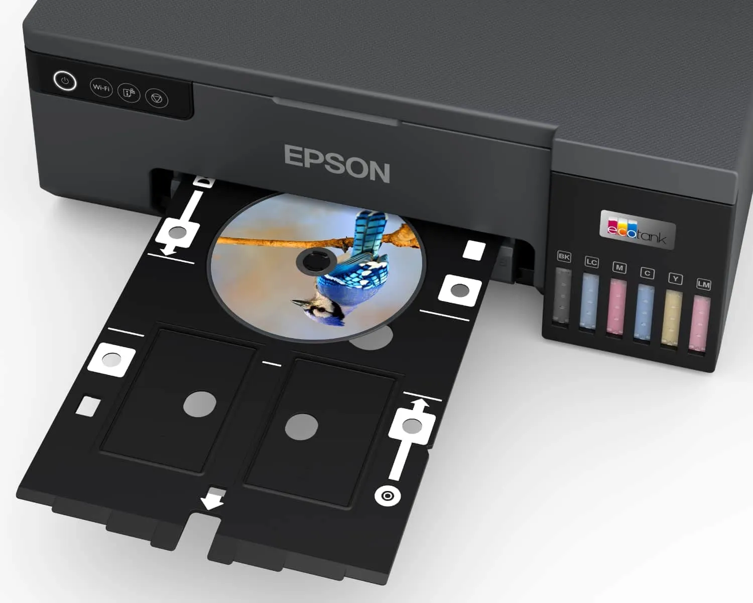 Epson Ink Tank Color Photo Printer L8050 A4 Single Function with WiFi (PVC CARD) 6 Color view 4
